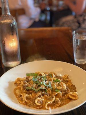 Orecchiette bolognese