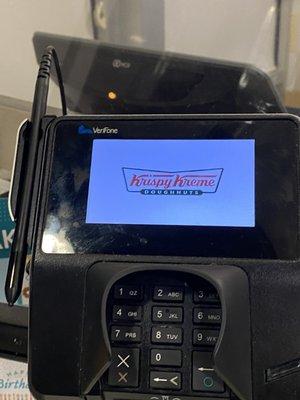 Credit card machine