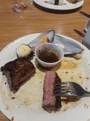 Medium steak. pretty good!