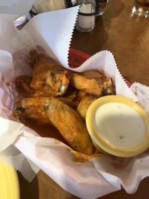 Buffalo wings- very overpriced