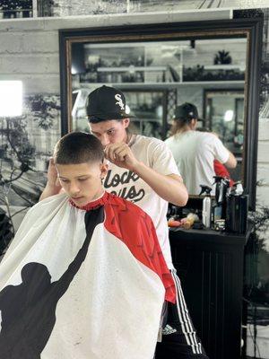 Barber Ryan at Kingdom Cuts