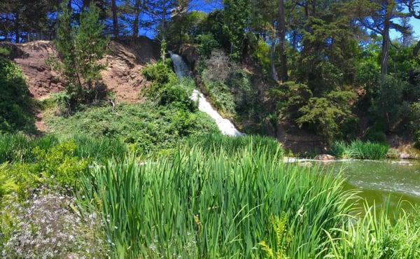 Rainbow Falls at Golden Gate Park