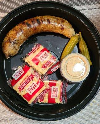 Grilled boudin