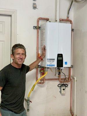 Beautiful tankless conversion, nice work Gregg!