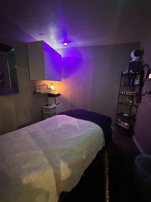 Altered Hues massage room