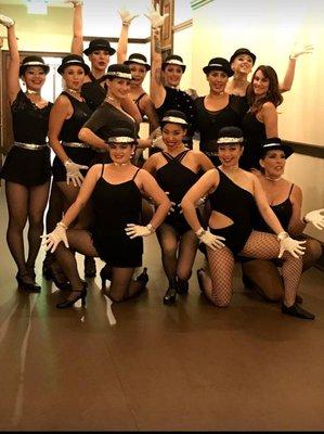 Paula's Jazz Crew performed her Bob Fosse inspired choreography to "Steam Heat" at Herbst Theater's SFNCFF  (2017).