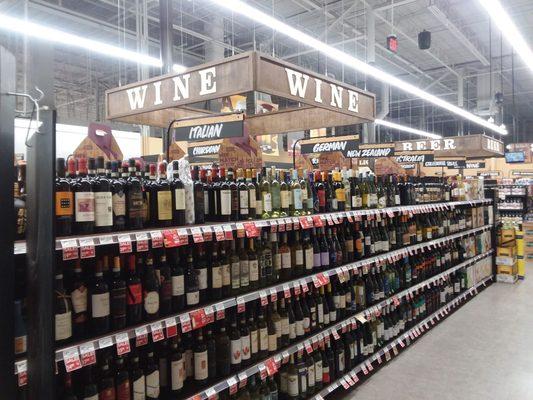 Huge selection of wines & beers!