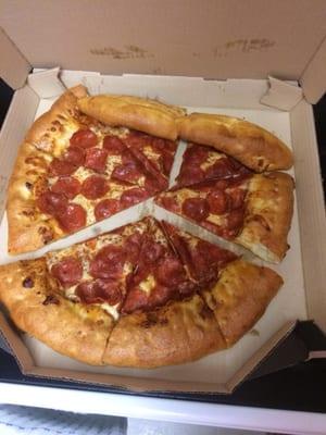 Well, this is what you get for a $20 pizza!