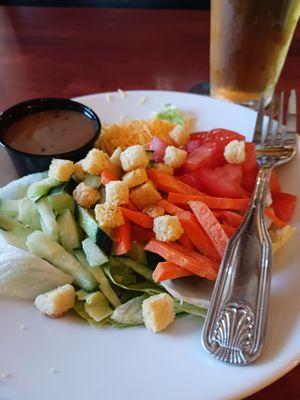 Dinner salad.  Lots of stuff.