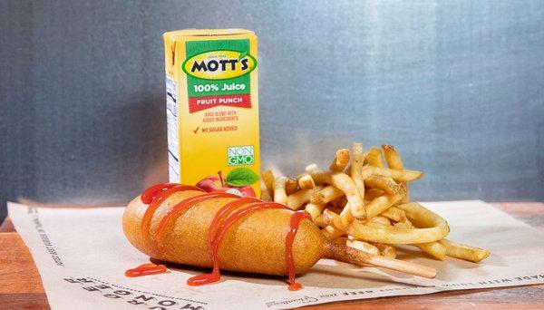 Kids Corndog Meal - Family Friendly Restaurant