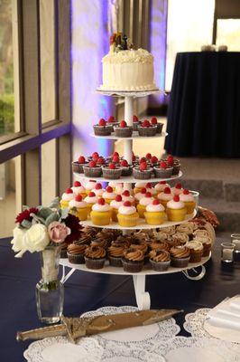 Cupcakes & Cake by: Cupcake Crusader Photography By: Drozian Photoworks