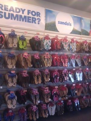 Sandals! $4.99 and up!