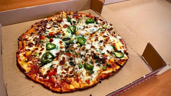 Bhindi Pizza