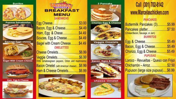 Breakfast Menu