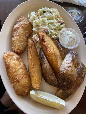 Fish and chips, fish was really yummy