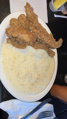 Fish and grits