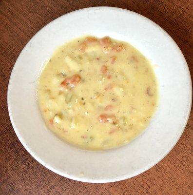 cream of potato soup (daughter loved it!)