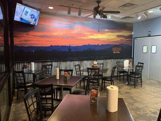 Entire dining area