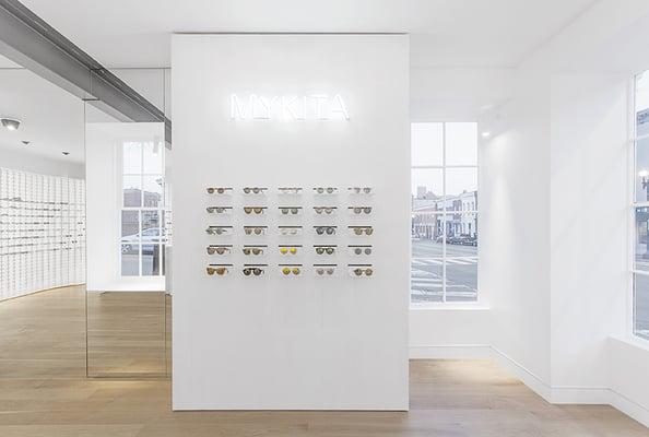 Inside the MYKITA Shop Washington.