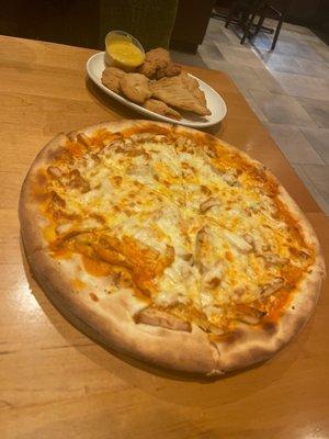 Buffalo chicken pizza