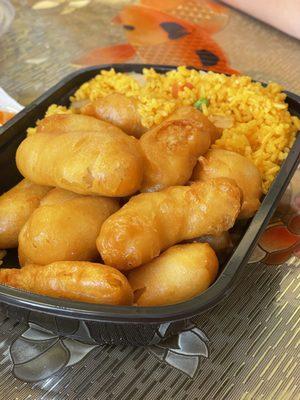 Sweet-and-sour chicken