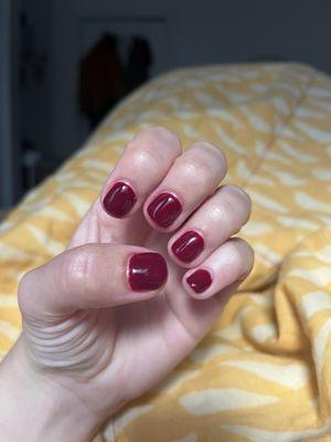 Gel manicure