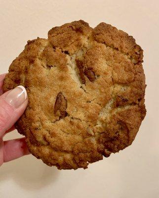 The yummy and freshly baked Coconut Pecan cookies are back for the holidays!