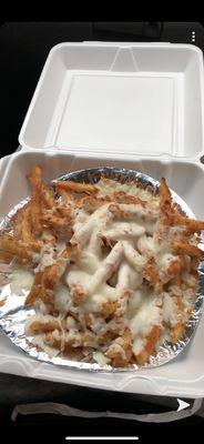 Double-battered mozzarella cheese fries to die for!