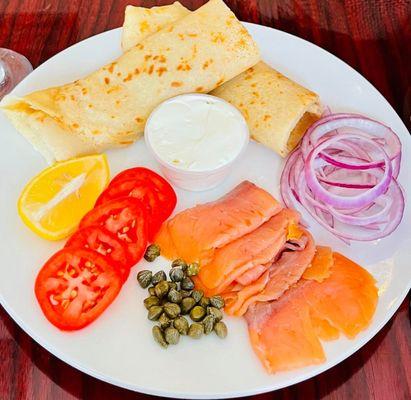 Salmon Crepe