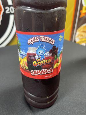 Jamaica agua fresca $5 dollars