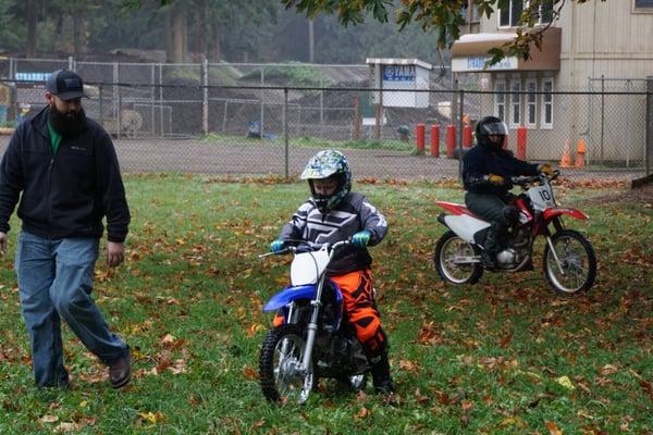 The PSSOR learn to ride classes are great for all ages