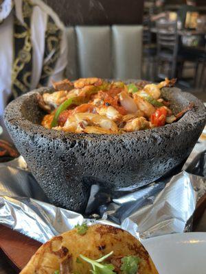 El Molcajete (very nice portion size & delicious too!)