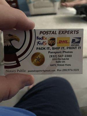 Postal Experts