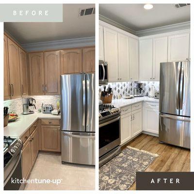 Refacing is the perfect way to transform the look of your kitchen without a total gut!