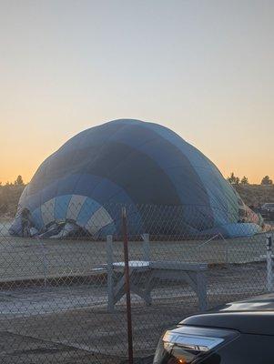 Blowing up the balloon getting started