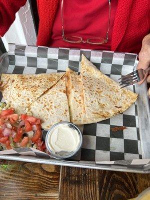 Chicken quesadilla