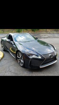 2018 Lexus LC500 exterior ceramic coating paint protection.