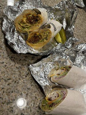 The Chopped Cheese (Top), Turkey Avocado (Bottom)