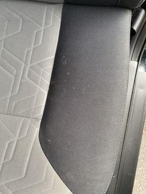 Mysterious white stains on the seats