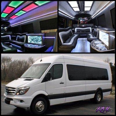 12 to 14 Passenger Mercedes-Benz Sprinter Limousine