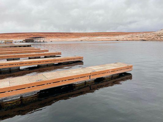 Marina boat slips