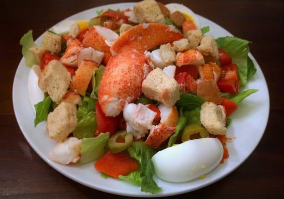 Lobster salad I made using Clean Catch fresh lobster meat. Yes, that is a giant piece of claw meat on top. :)