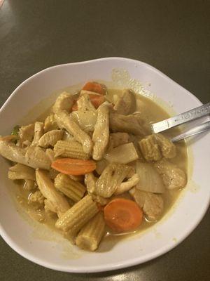 Signapore curry with chicken