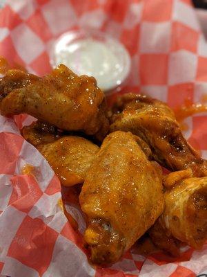 Spicy garlic ranch wings