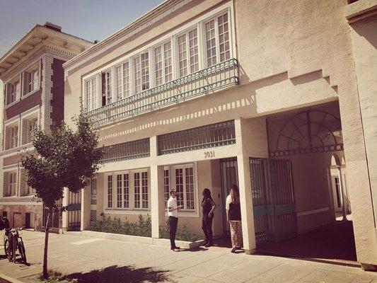 The exterior of our building on Telegraph Avenue in Oakland.