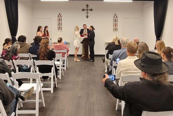 Celebrate with friends and family in our spacious Wedding and Event Chapel