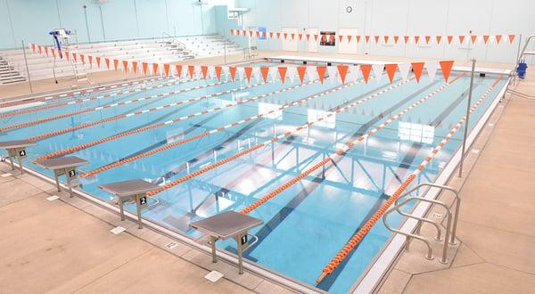 State-of-the-art eight lane competition pool brought to you in partnership with the Platte County R-3 School District