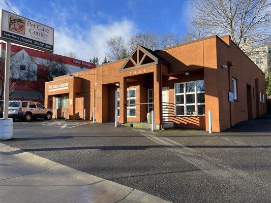 Building Exterior- Displaying handicap parking option