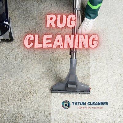 Beyond cleaning, we're here to revive and repair your cherished rugs! Tatum Cleaners specializes in the art of rug care - from meticulous