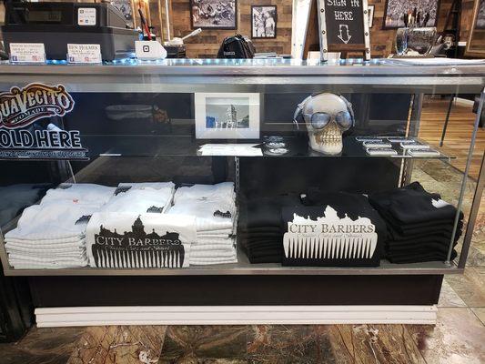 Come get your very own City barbers t-shirts